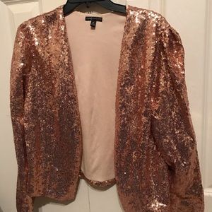 Rose Gold Sparkly Jacket